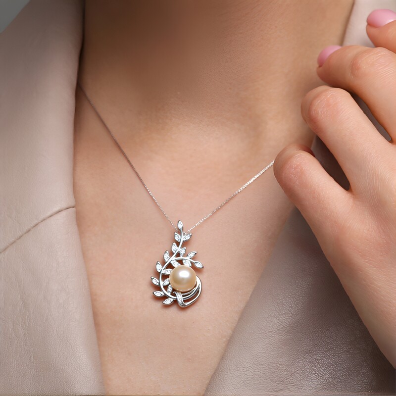 Colgante en plata con Perla Freshwater (TPC)