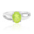 Brazilian Green Opal Silver Ring