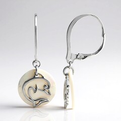 Orecchini in argento con Madreperla