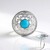 Anello in argento con Turchese Sleeping Beauty (Faszination Türkis)