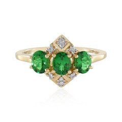 18K Tsavorite Gold Ring
