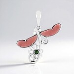 Ciondolo in argento con Opale Rosa (Desert Chic)