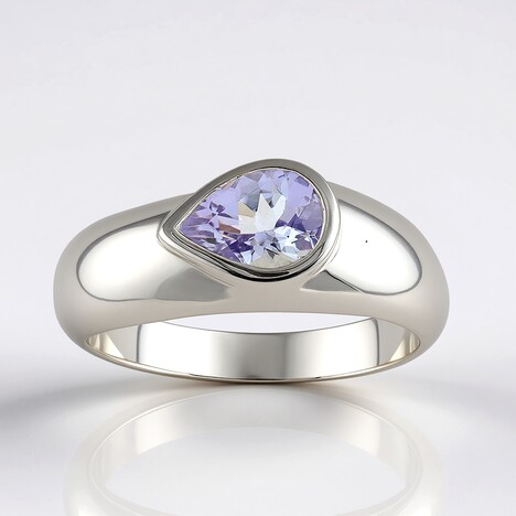 Anello in argento con Tanzanite Lilla (Pallanova)