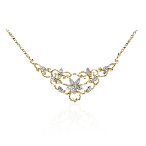 Collier en argent et Diamant I3 (I)