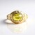 Anello in oro con Sfene