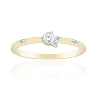 9K SI1 (G) Diamond Gold Ring (Annette)