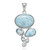 Ciondolo in argento con Larimar