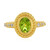 Anillo en plata con Peridoto