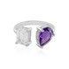 Sibirischer Amethyst-Silberring