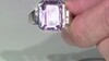 Anillo en plata con Amatista Rosa de Francia