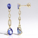 Orecchini in oro con Tanzanite AAA (CIRARI)