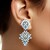 Pendientes en plata con Topacio azul cielo