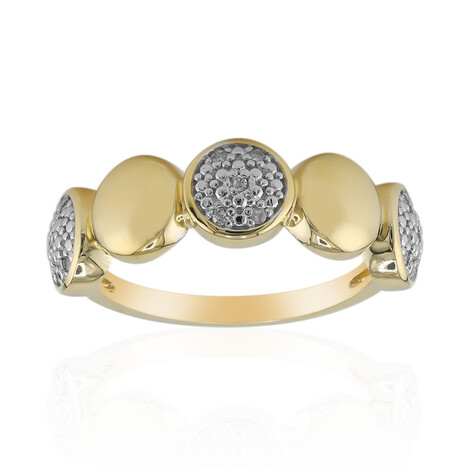 I3 (I) Diamant-Silberring