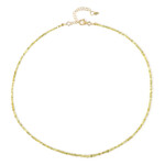 Collar en plata con Diamante amarillo