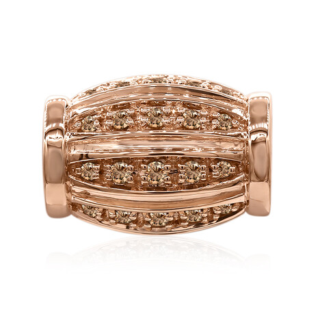 SI1 Argyle-Rose de France-Brillant-Goldanhänger (Annette)