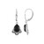 Black Onyx Silver Earrings (Desert Chic)