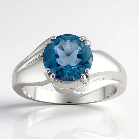 Anello in argento con Fluorite Braldu (Pallanova)
