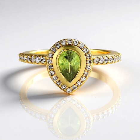 Anello in argento con Sfene
