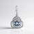 Ciondolo in argento con Tanzanite (non riscaldata)