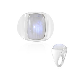 Zilveren ring met een Blauwe Maansteen