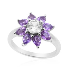Zilveren ring met een zirkoon