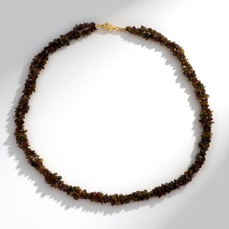 Collana in argento con Granato Cangiante