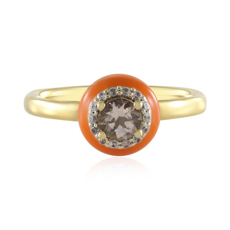 Anillo en plata con Morganita de Brasil