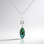 Collana in argento con Conchiglia Abalone