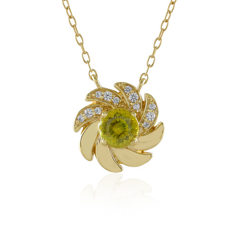 Collier en argent et Sphène