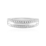 Zilveren ring met I2 (I) Diamanten