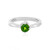 Bague en argent et Diopside de Russie