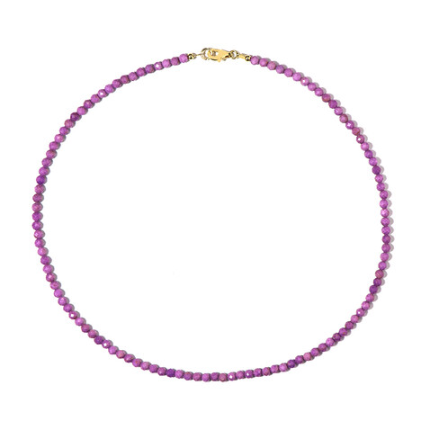 Phosphosiderit-Silberhalskette