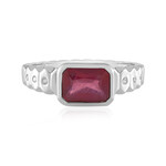 Anillo en plata con Rubí de Bemainty