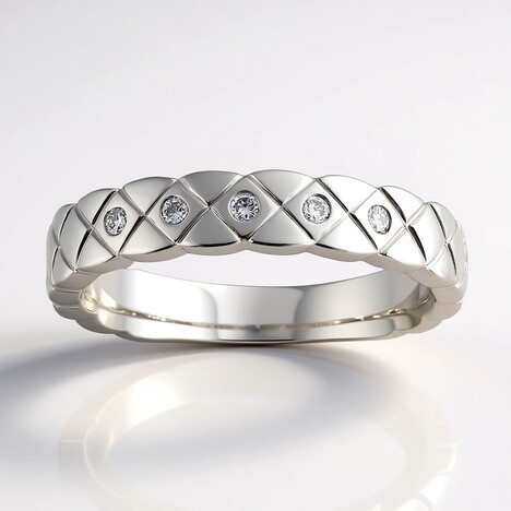 Anello in argento con Diamante I1 (G) (Annette)