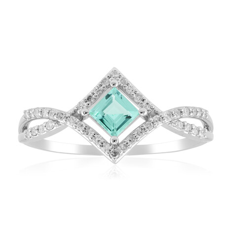 Brasilianischer Paraiba-Turmalin-Goldring (AMAYANI)