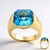 Anello in argento con Topazio Marambaia (de Melo Essence)