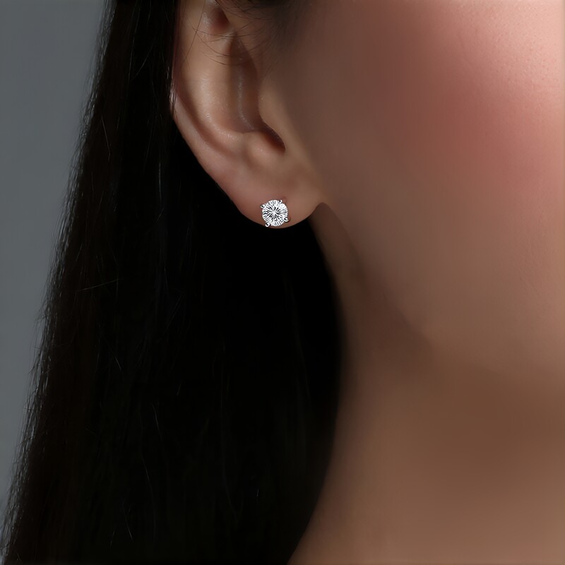 Orecchini in oro con Diamante I2 (H) (CIRARI)