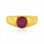 Madagaskar-Rubin-Silberring (de Melo Essence)