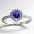 Anello in oro con Tanzanite AAA