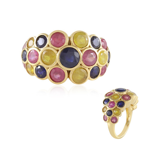 Madagaskar-Saphir-Silberring (de Melo Essence)