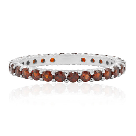 Zilveren ring met Mozambique granaten (MONOSONO COLLECTION)