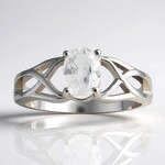 Anello in argento con Zircone