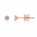 Pendientes en oro con Diamante IF (D) (Annette)