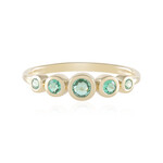 Bague en or et Emeraude de Russie (de Melo Gold)