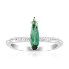 Bague en argent et Indicolite (Adela Silber)