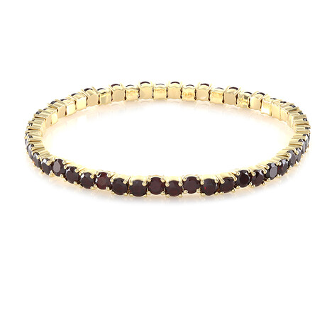 Zilveren armband met Mozambique granaten (M de Luca)