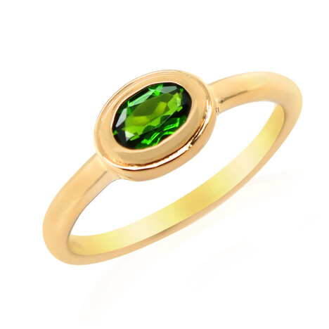 Russischer Diopsid-Silberring