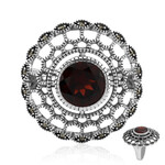 Anillo en plata con Granate de Mozambique (Annette classic)