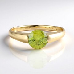 Anello in oro con Sfene Zimbabwe (de Melo)