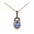 Collar en oro con Tanzanita AAA